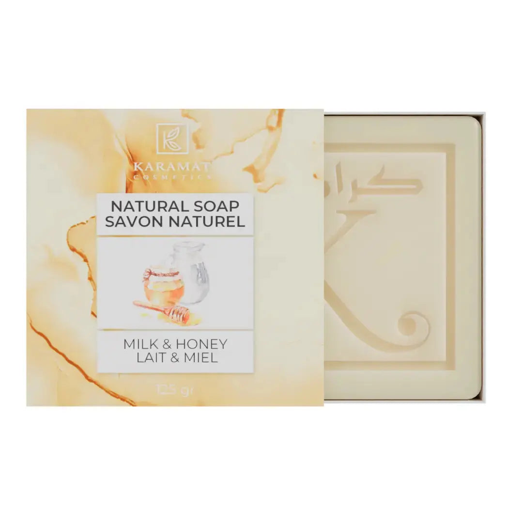 Savon naturel au lait & miel 125gr Karamats.fr