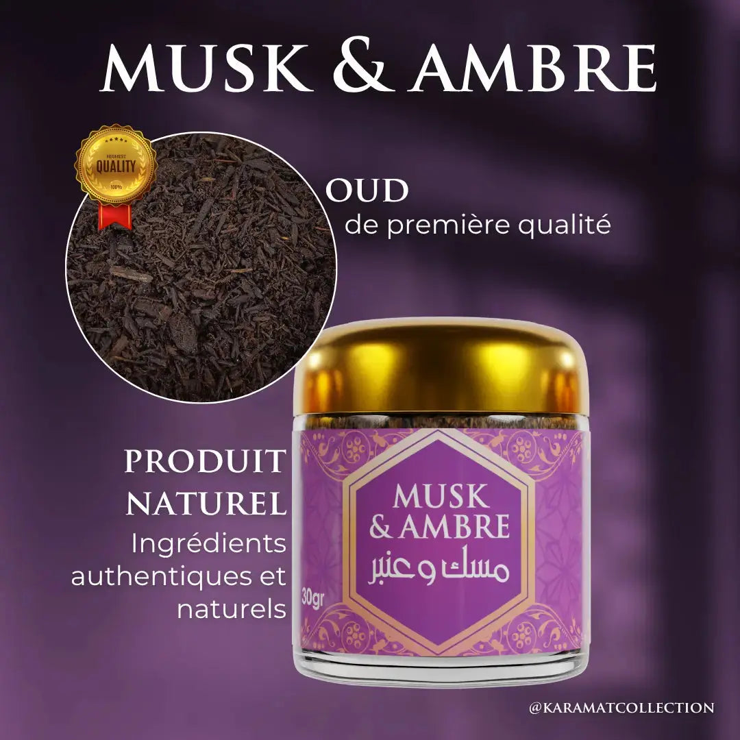 Mabsous MUSK & AMBRE 30gr Karamats.fr