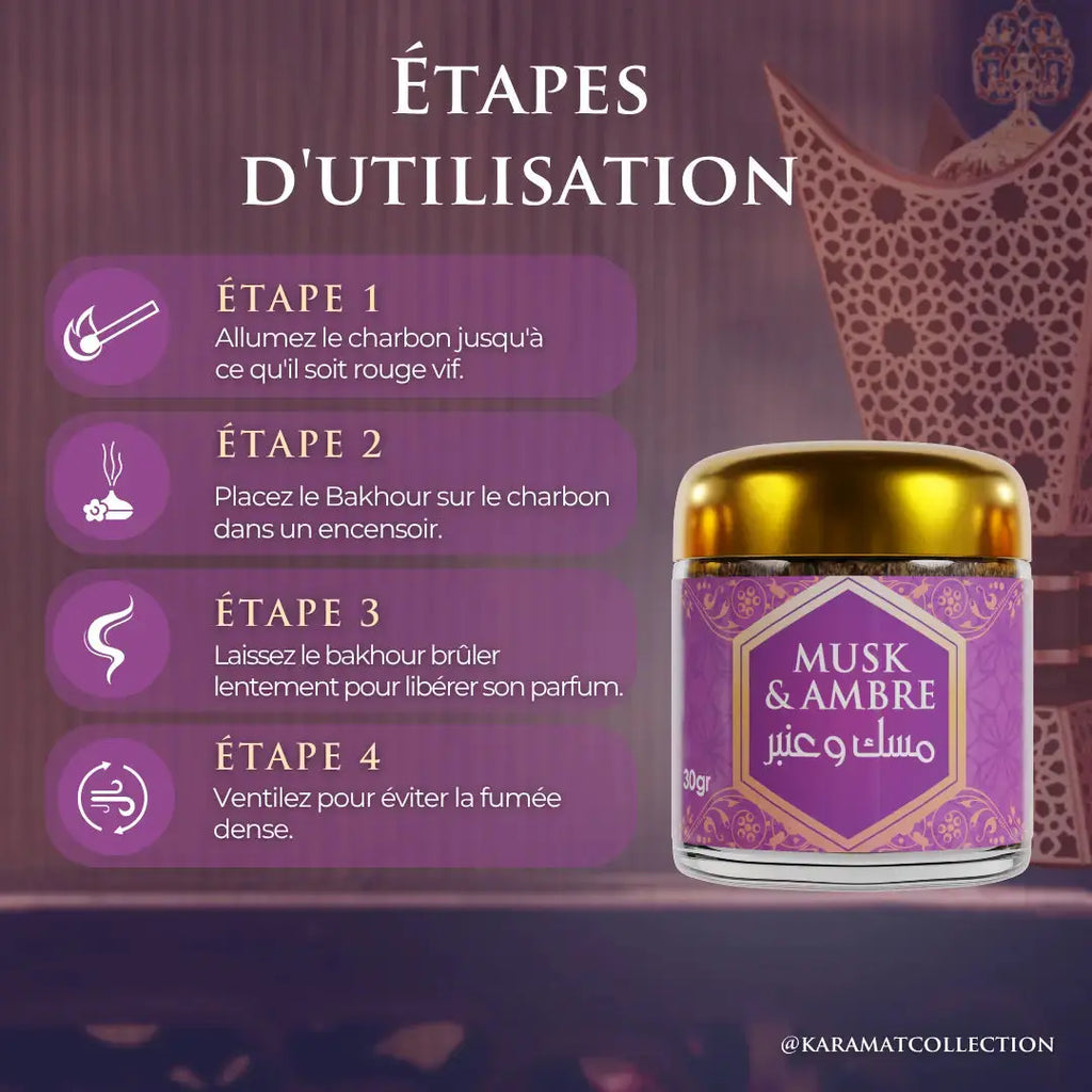 Mabsous MUSK & AMBRE 30gr Karamats.fr