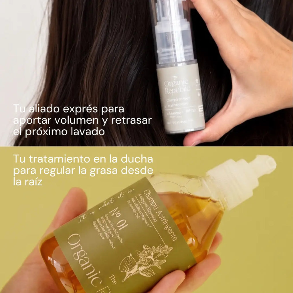 Tratamiento completo anti raíces grasas The Organic Republic