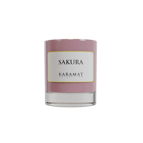 Bougie parfumé Sakura – Floraison Printanière Karamats.fr