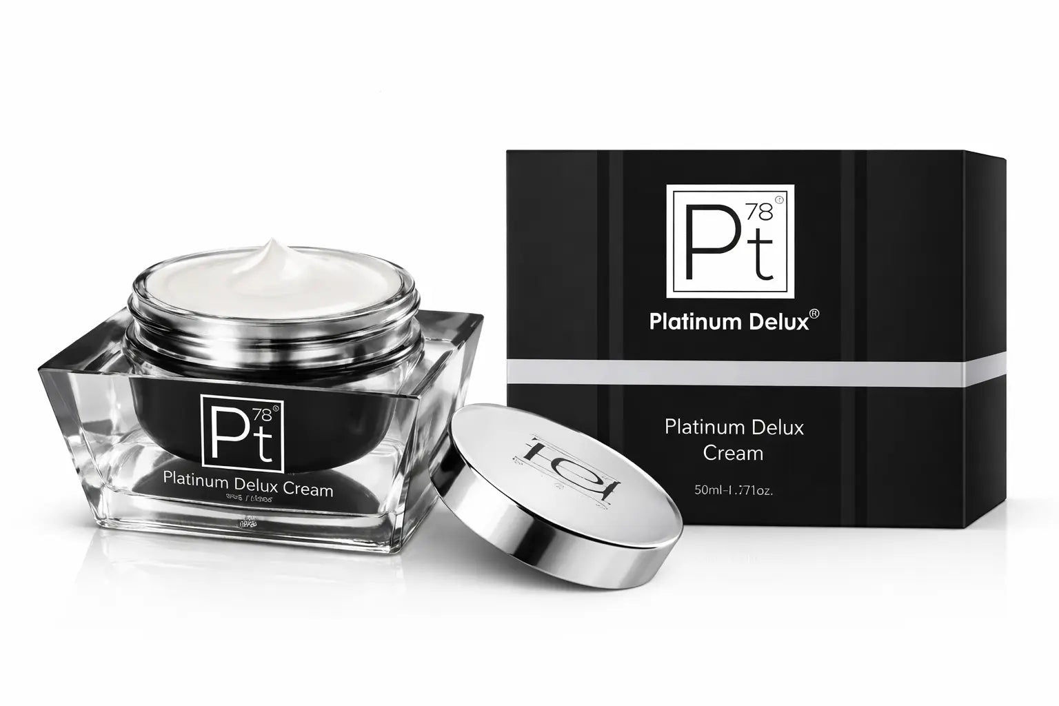 Platinum Delux Cream Elevate Your Skin. Elevate Your Beauty.