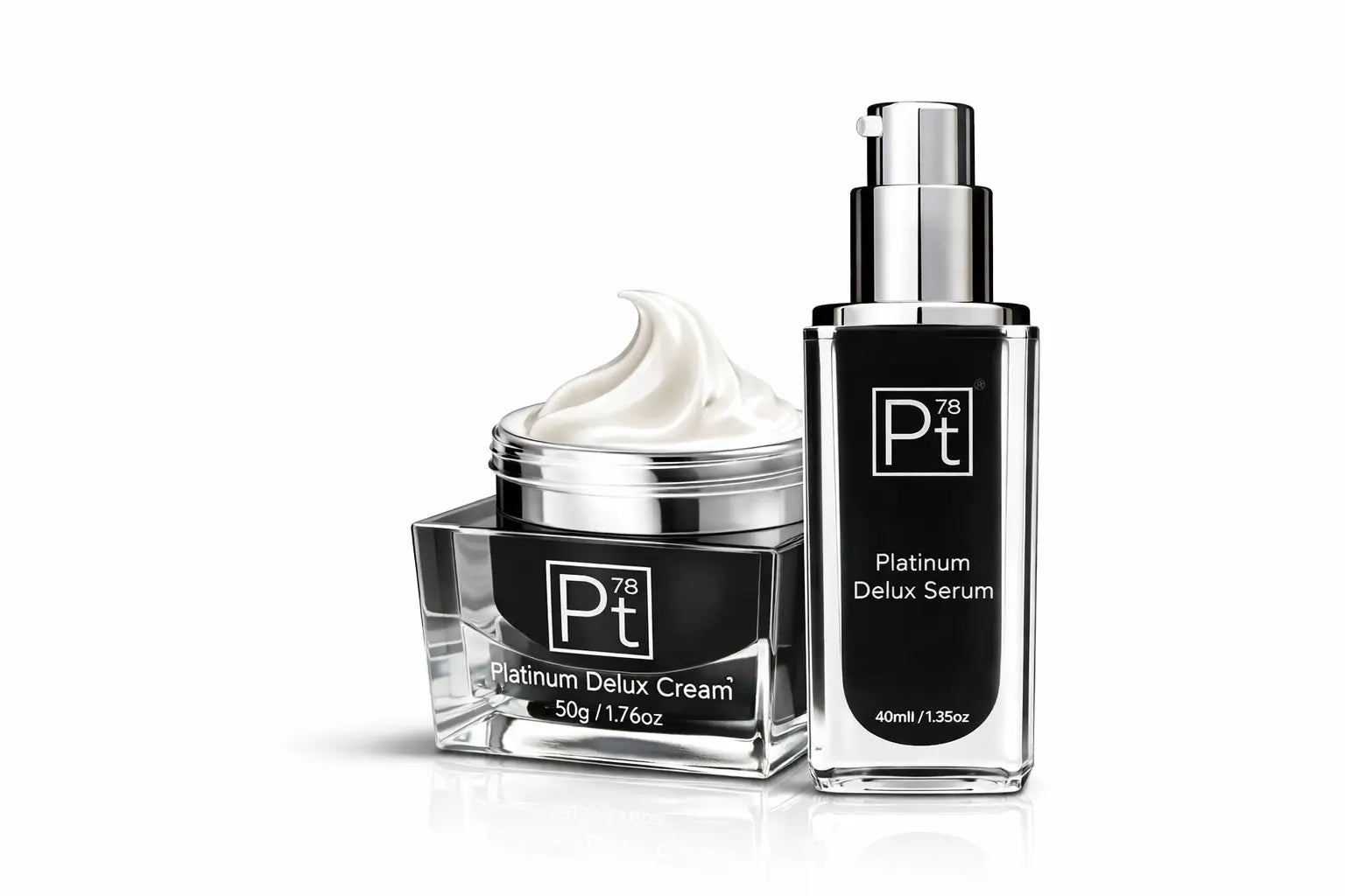 Women's 2pc Diamond Cream & Serum Set Diamond Radiance. Timeless Beauty.